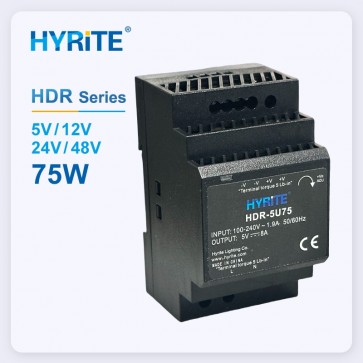 75W 5V/12V/24V/48V Din Rail
