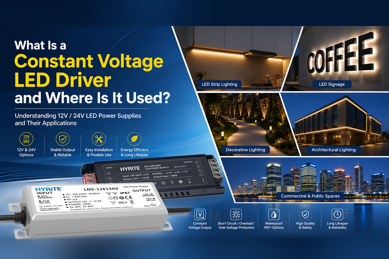 What Is a Constant Voltage LED Driver and Where Is It Used?